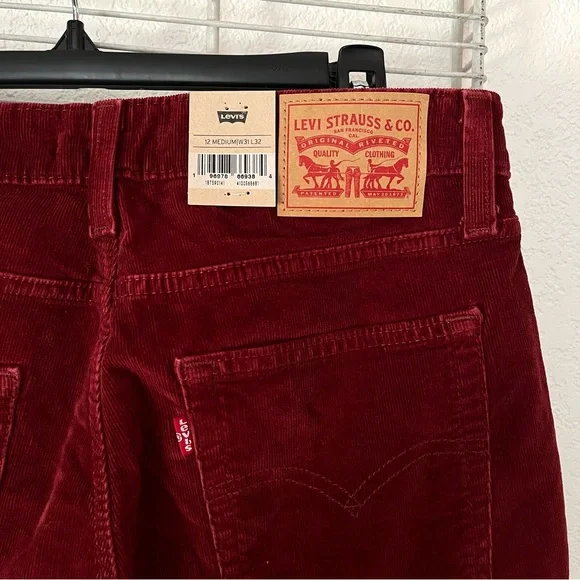 New Levi’s 725 High Rise Bootcut Corduroy Pants - Picture 7 of 10